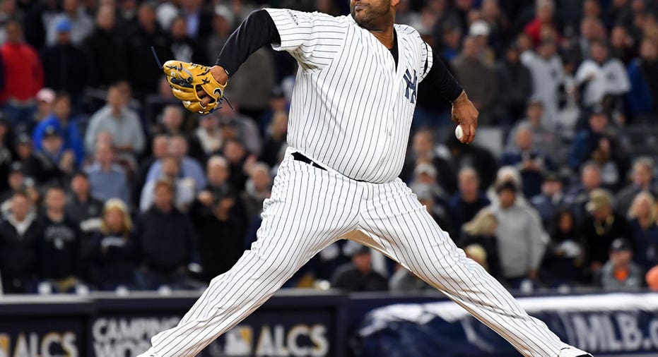 Yanks ALCS Sabathia Robert Deutsch-USA TODAY Sports