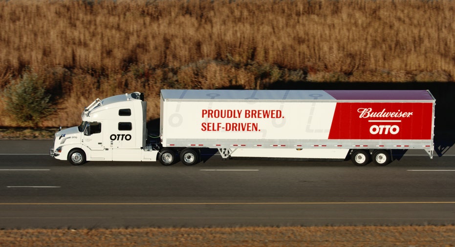 Budweiser self-driving truck FBN