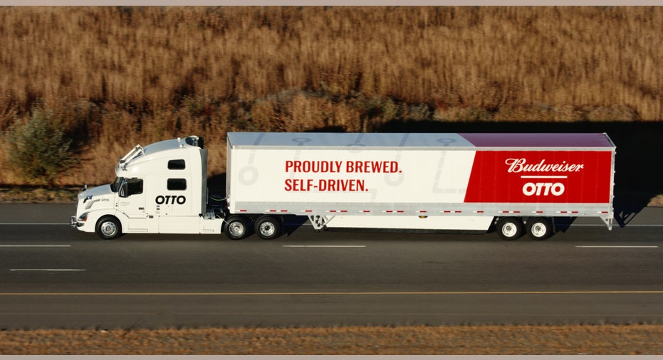 Budweiser self-driving truck FBN