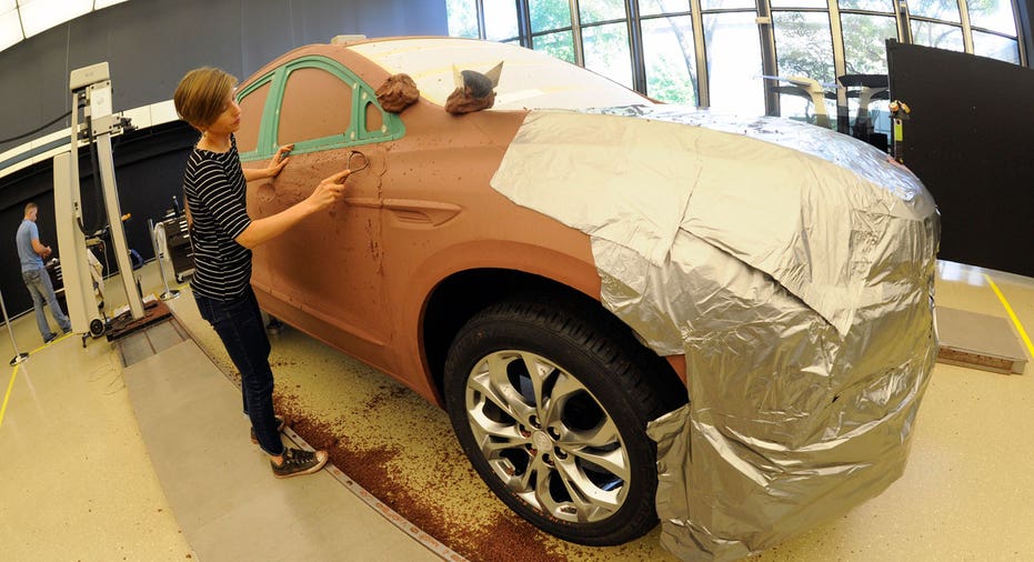 Car designer with clay 2 Buick AP FBN