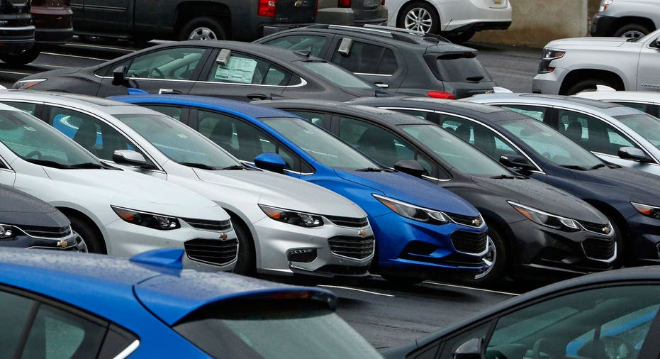 Chevrolet cars on dealership lot FBN AP