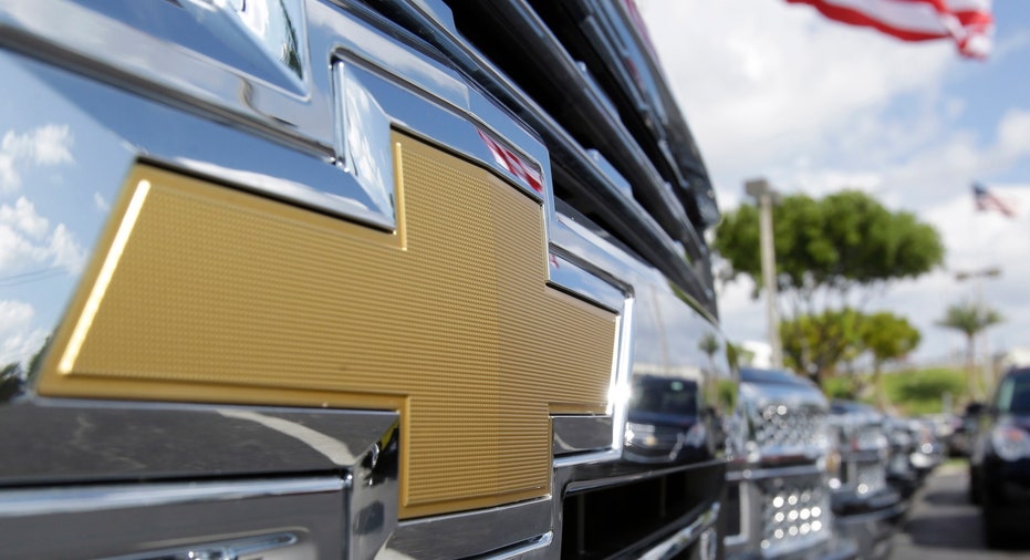 Chevrolet logo on truck GM FBN