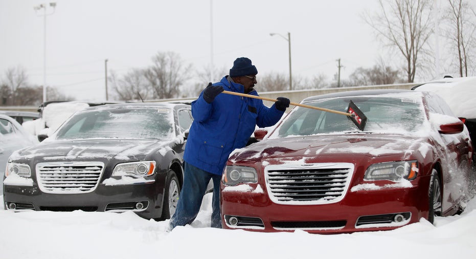 Chrysler car dealer and snow FBN