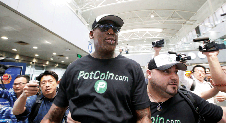 Dennis Rodman REUTERS/Jason Lee