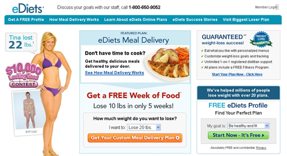 eDiets Homepage, PF Slideshow