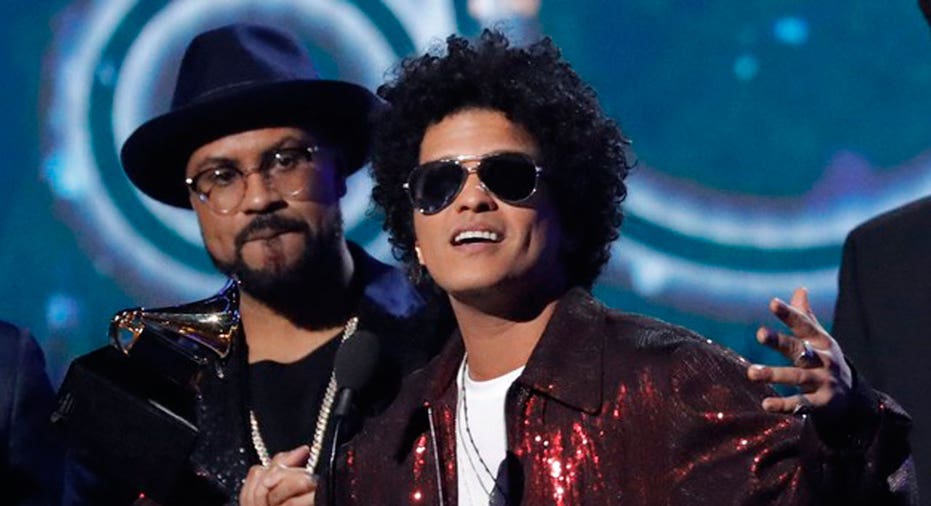 Bruno Mars Grammys REUTERS/Lucas Jackson