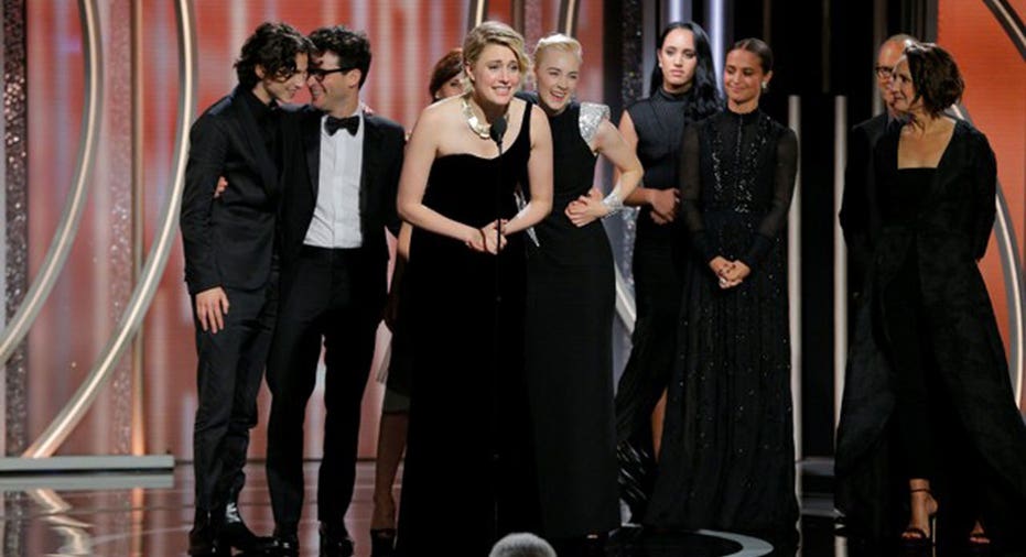 Golden Globes Lady Bird   Paul Drinkwater/Courtesy of NBC/Handout via REUTERS