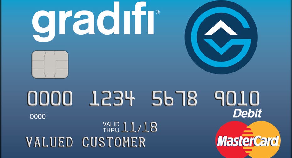 debit card, student loan, gradifi