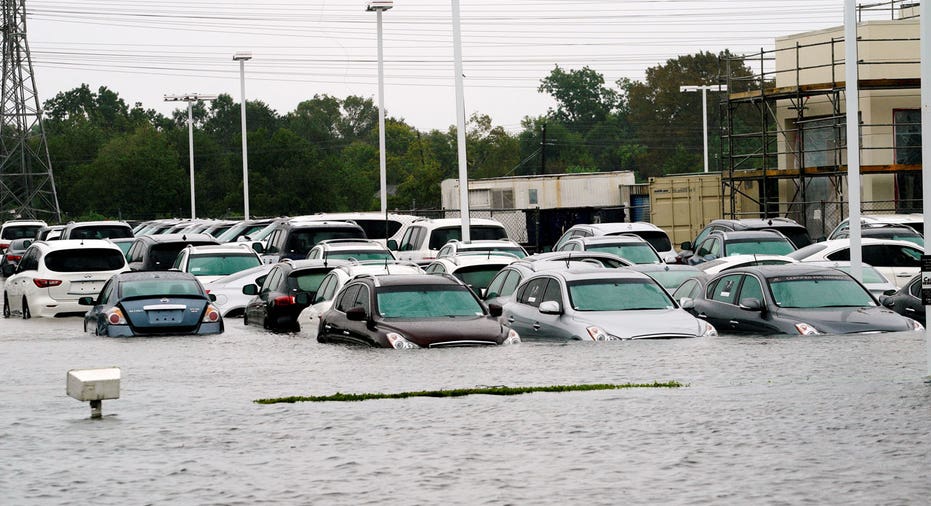 Hurricane Harvey flooded cars at dealership FBN