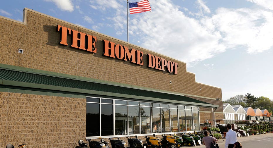 Home Depot store, lawn mowers FBN AP