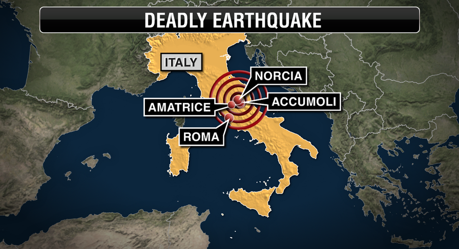 Italy Quake Map  FNB