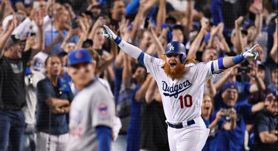 Justin Turner NLCS Robert Hanashiro-USA TODAY Sports