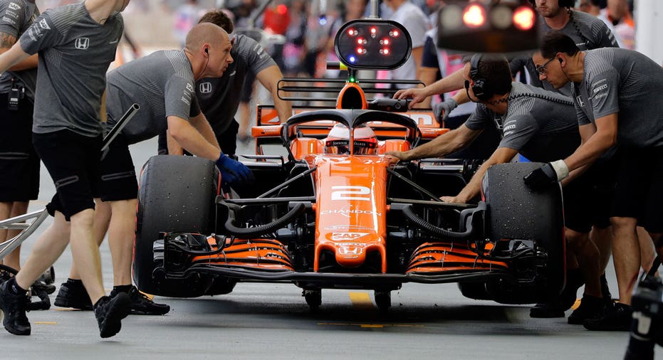 McLaren Formula 1 car AP FBN