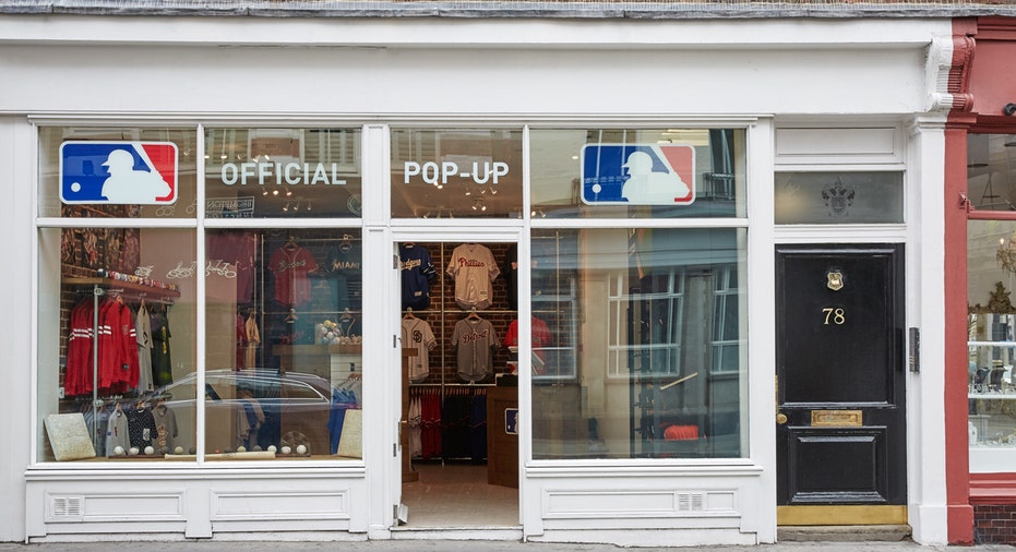 MLB London store outside FBN