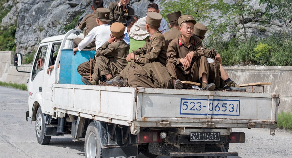 Soldiers in North Korea