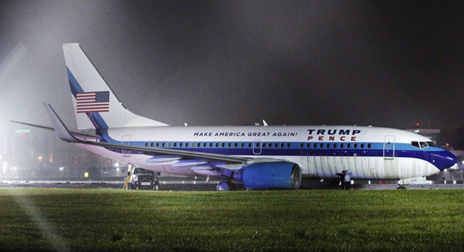 Pence Plane LGA Reuters