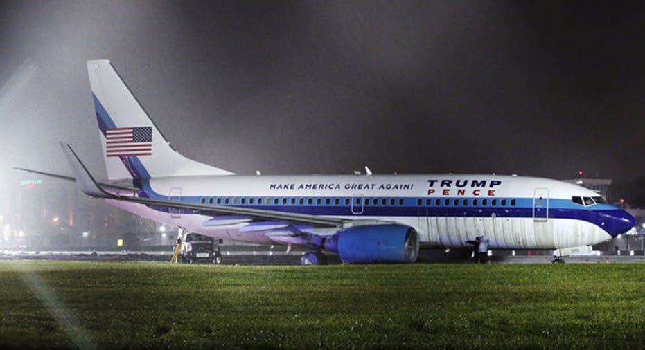 Pence Plane LGA   Reuters