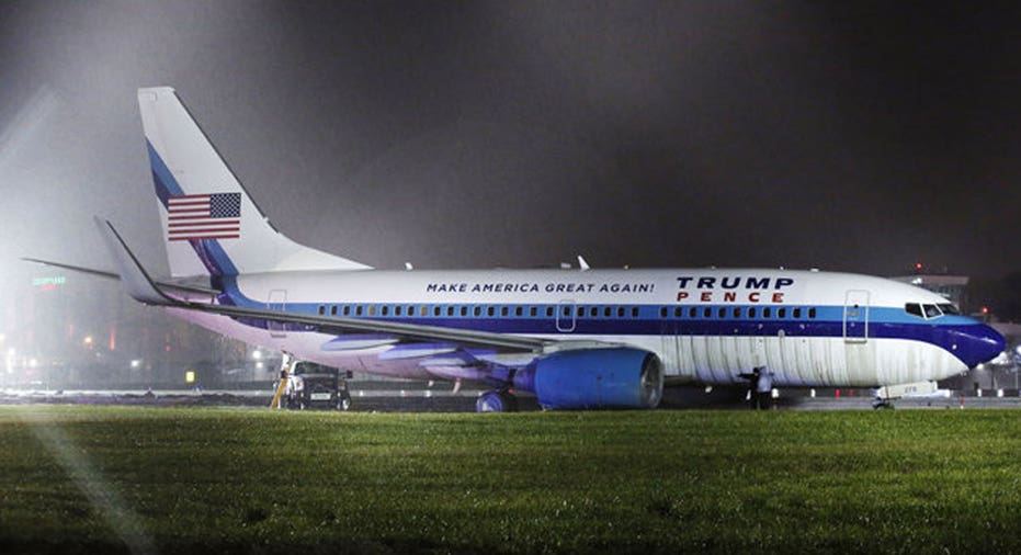 Pence Plane LGA   Reuters