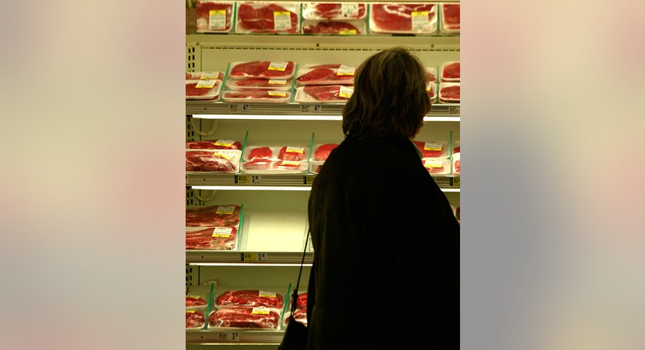 Steaks on a Supermarket Shelf