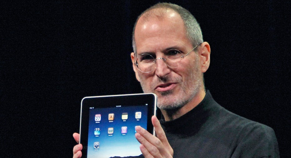 Apple CEO Steve Jobs With iPad