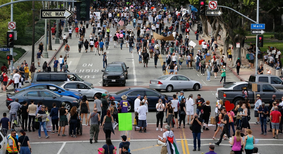 Trump Protests Los Angeles AP FBN