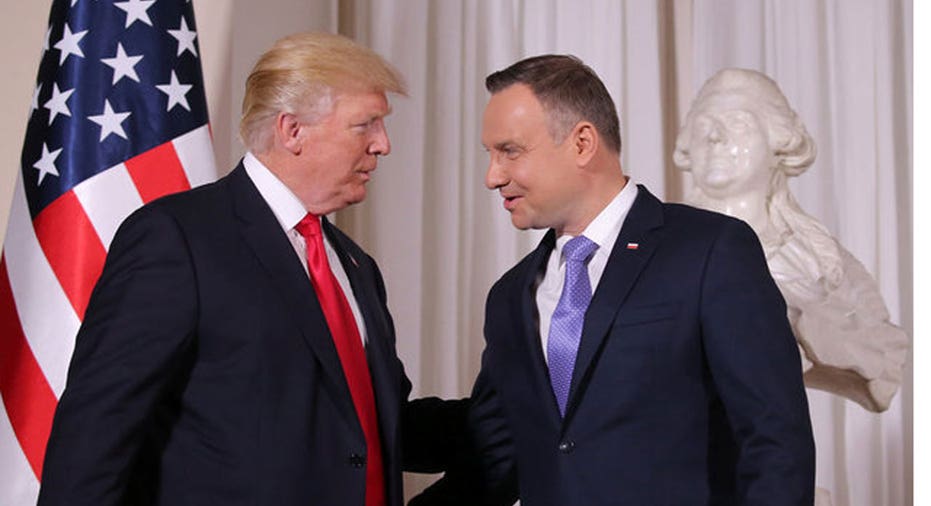 Trump Duda  Reuters