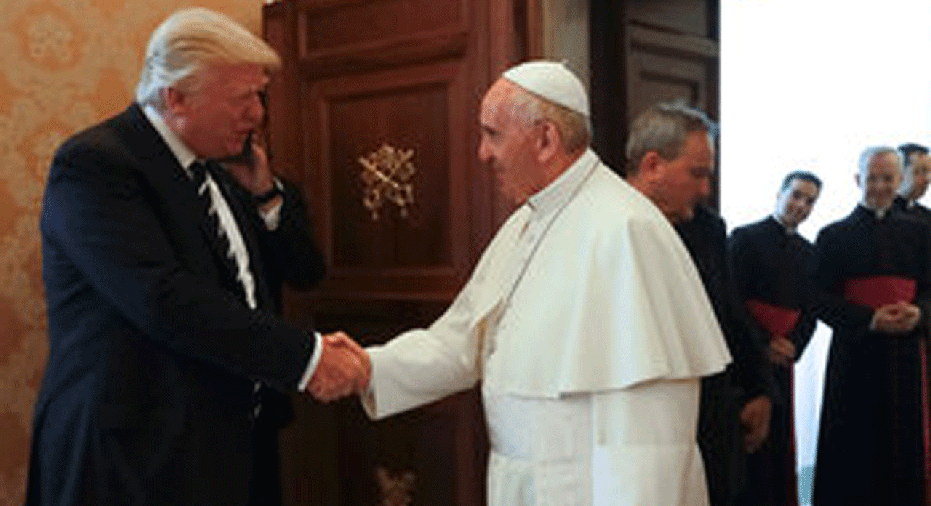 Trump Pope Reuters