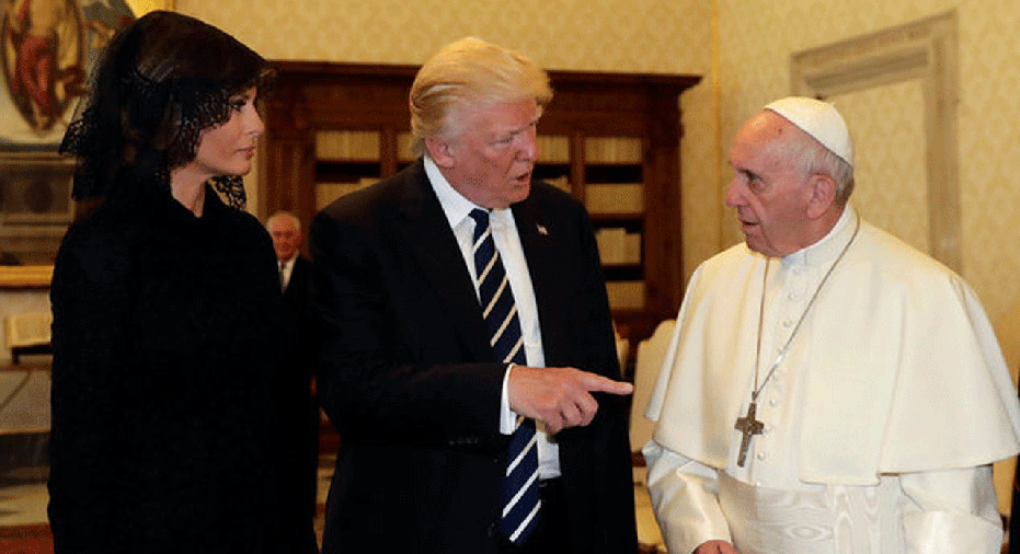 Trump Pope Reuters