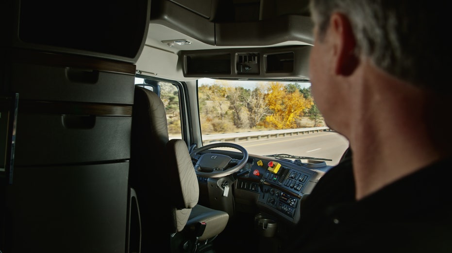 Budweiser self-driving truck interior FBN