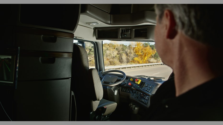 Budweiser self-driving truck interior FBN