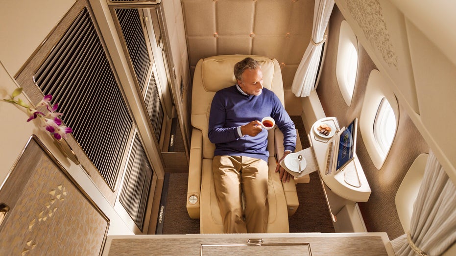 Emirates Boeing 777-300ER First Class Zero Gravity Bed FBN