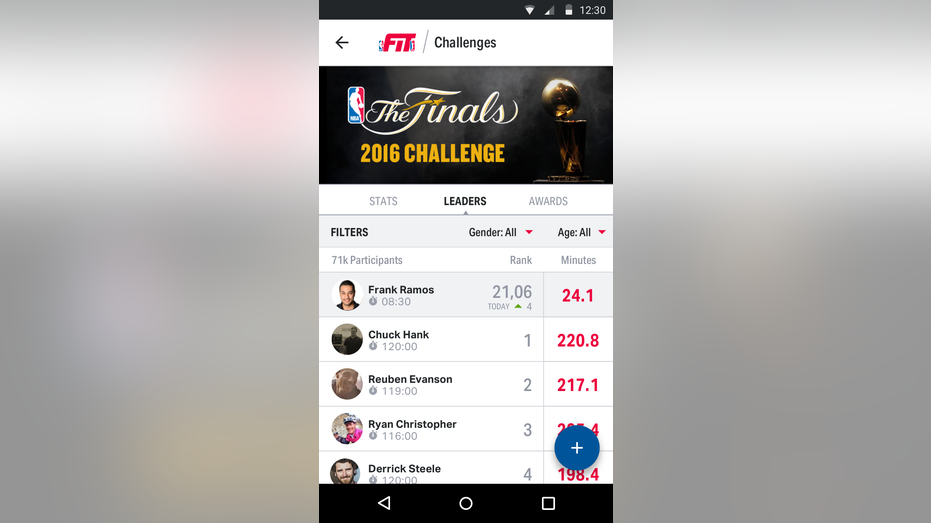 NBA Fit App 2