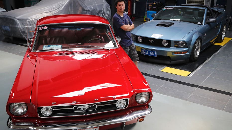 Ford Mustang classic cars in China FBN AP