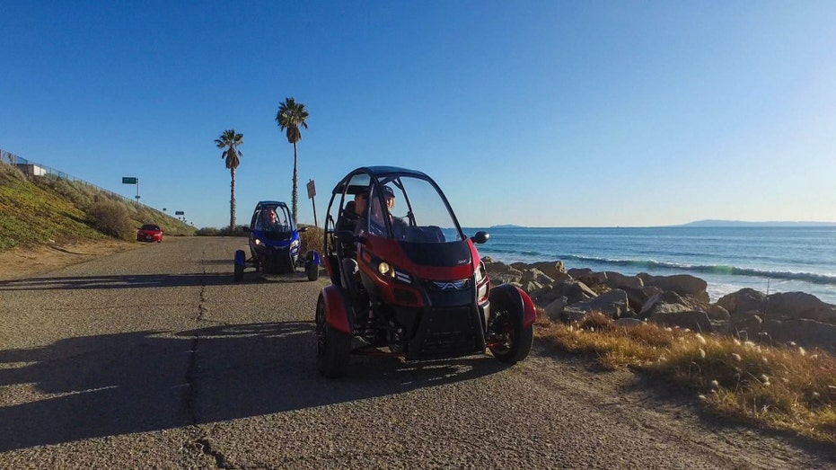 Arcimoto SRK at the beach FBN