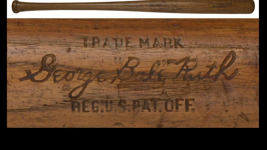 Babe Ruth bat auction FBN