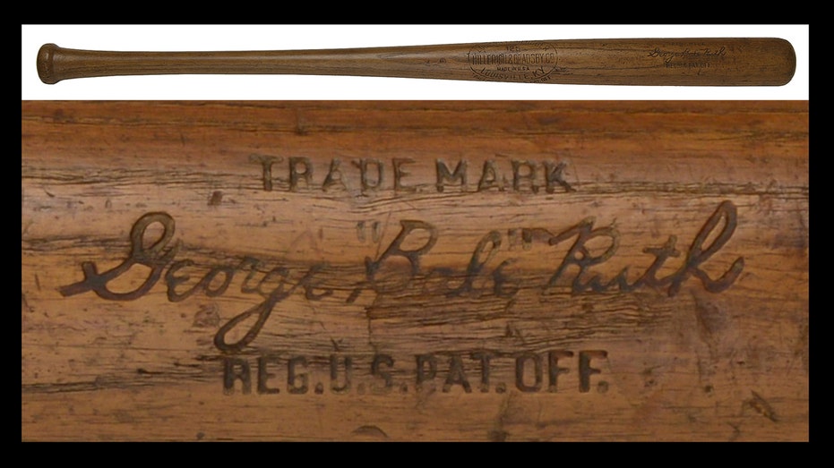 Babe Ruth bat auction FBN