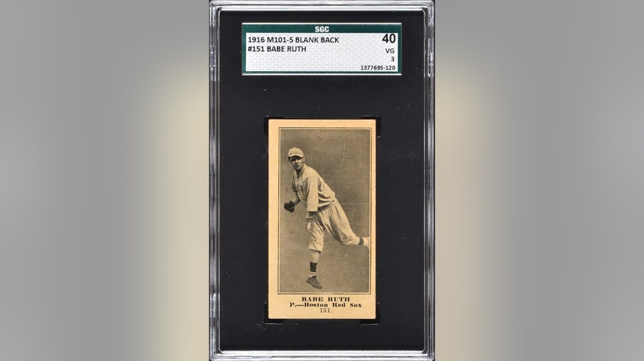 Babe Ruth card auction FBN