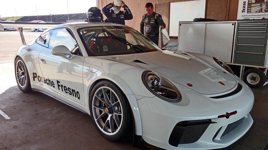 C.J. Wilson Porsche race car FBN