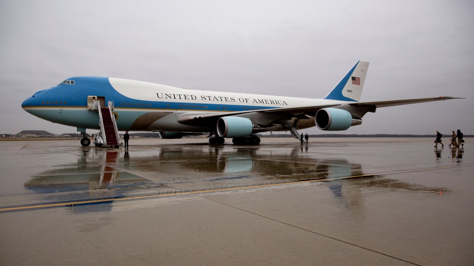 Air Force One on tarmac FBN