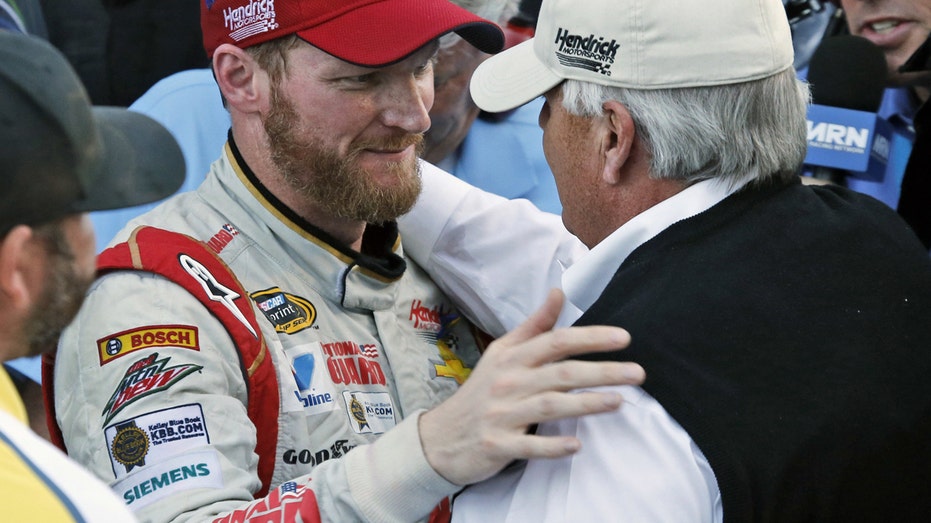 Dale Earnhardt Jr. with Rick Hendrick FBN