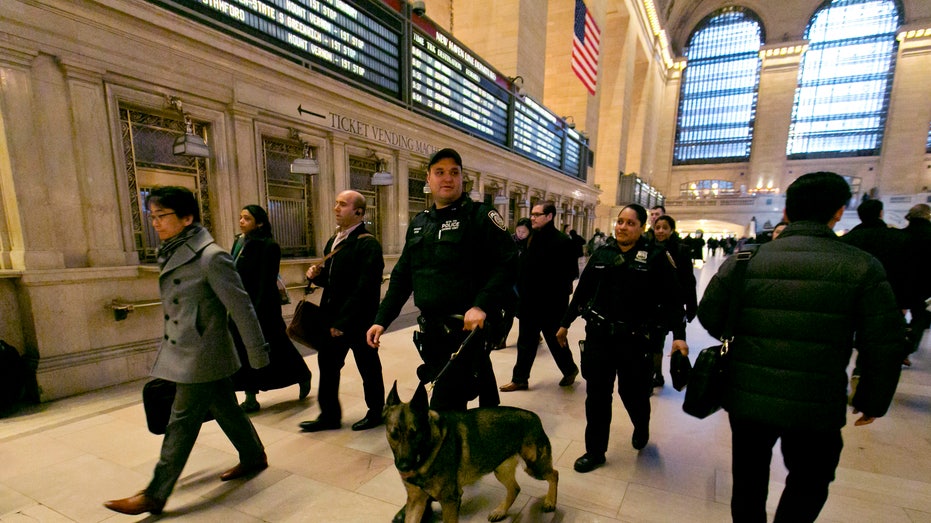 New York police security Grand Central FBN