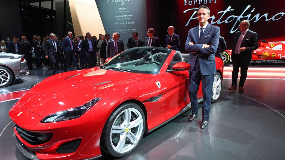 Ferrari Portofino at Frankfurt auto show AP FBN