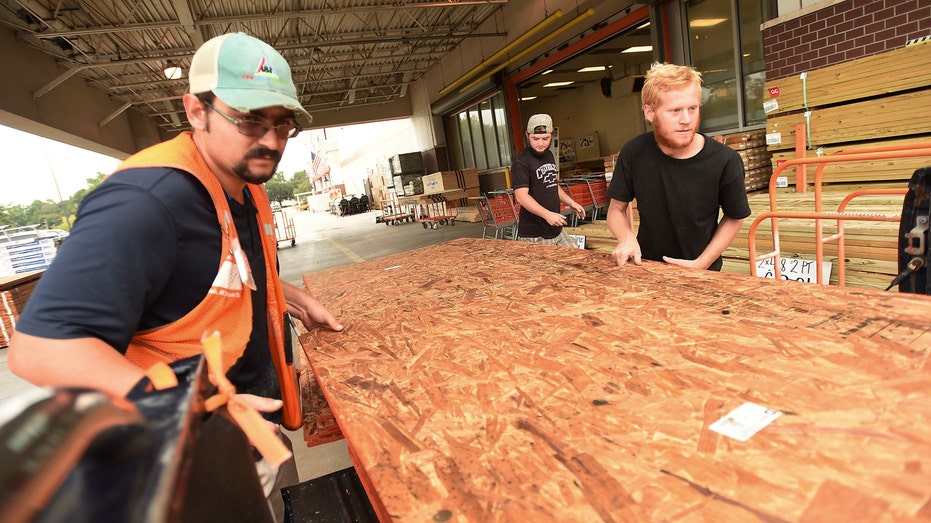 Home Depot lumber storm prep FBN