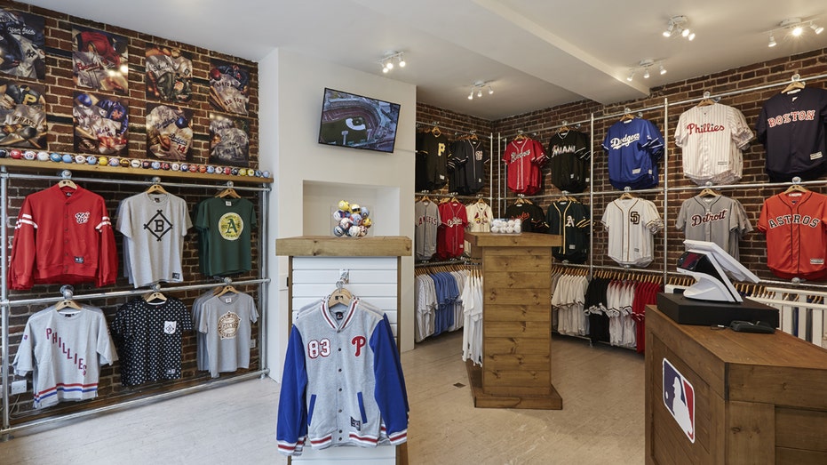 Taking a look at the new MLB pop-up store in London