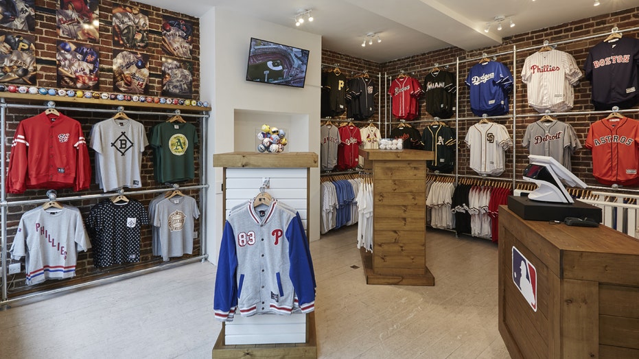 MLB London store inside FBN