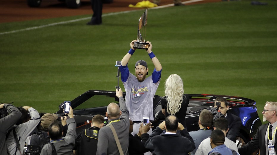 World Series 2016 Ben Zobrist MVP Chevrolet Camaro FBN