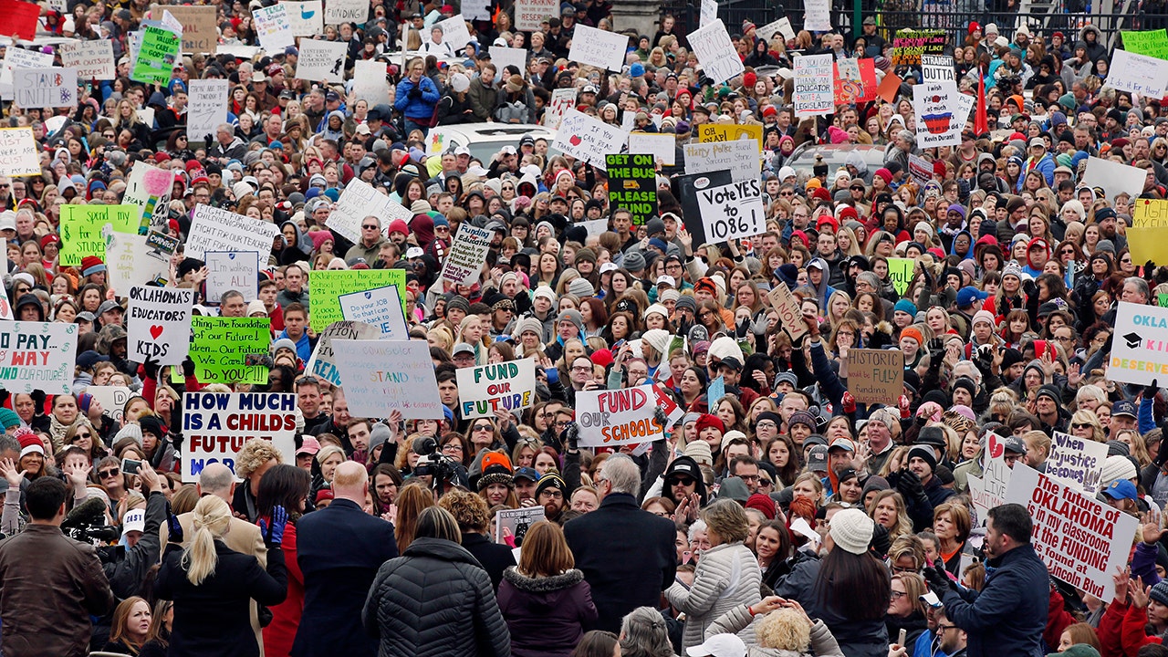 Oklahoma teachers extend strike, saying 6,100 raise not OK Fox Business
