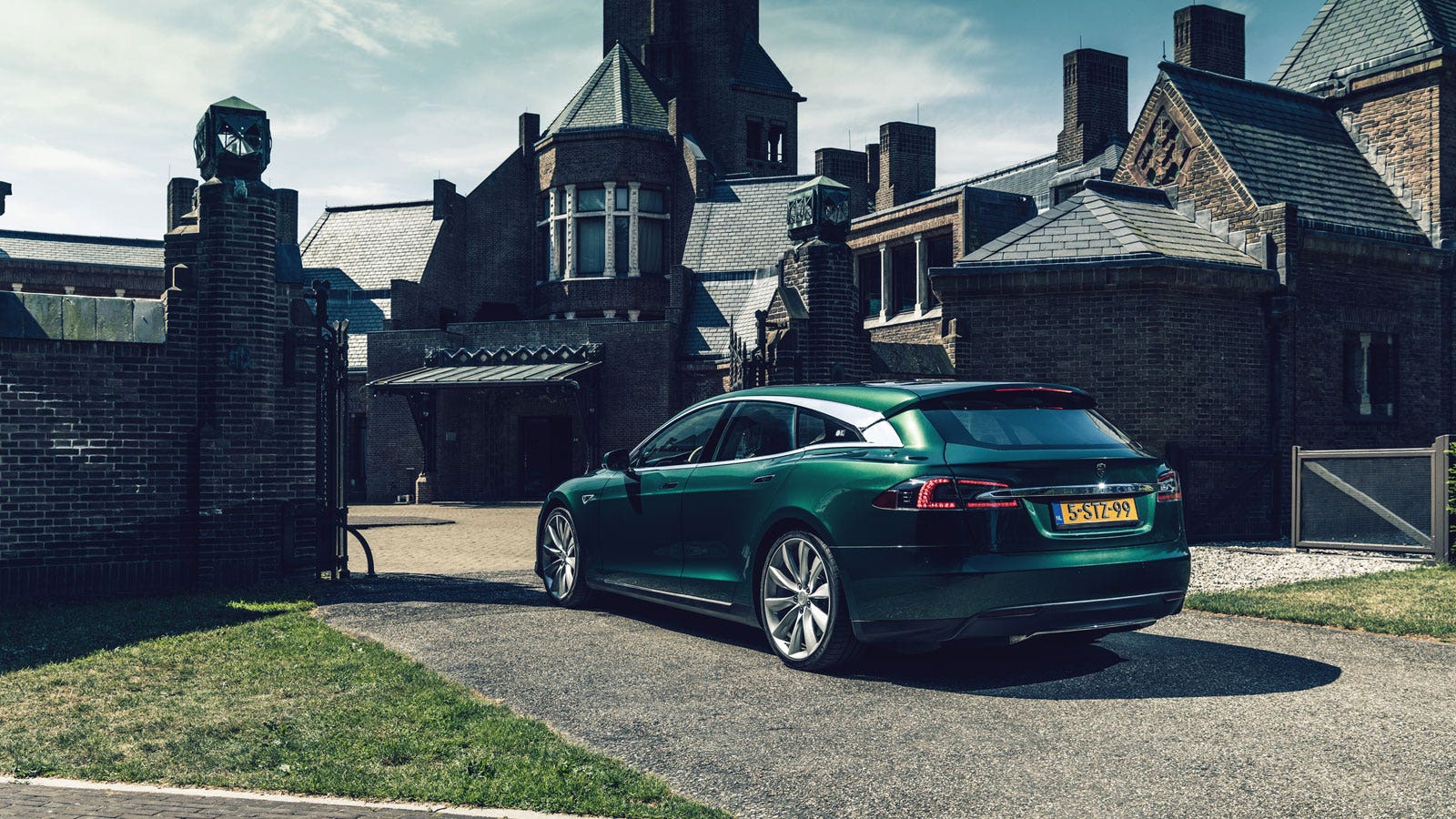 Custom car builder turns Tesla Model S into a station wagon Fox Business