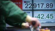 Global shares fall amid worries over US-China trade, Koreas