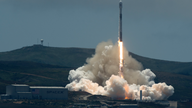 Science and commercial satellites launched from California